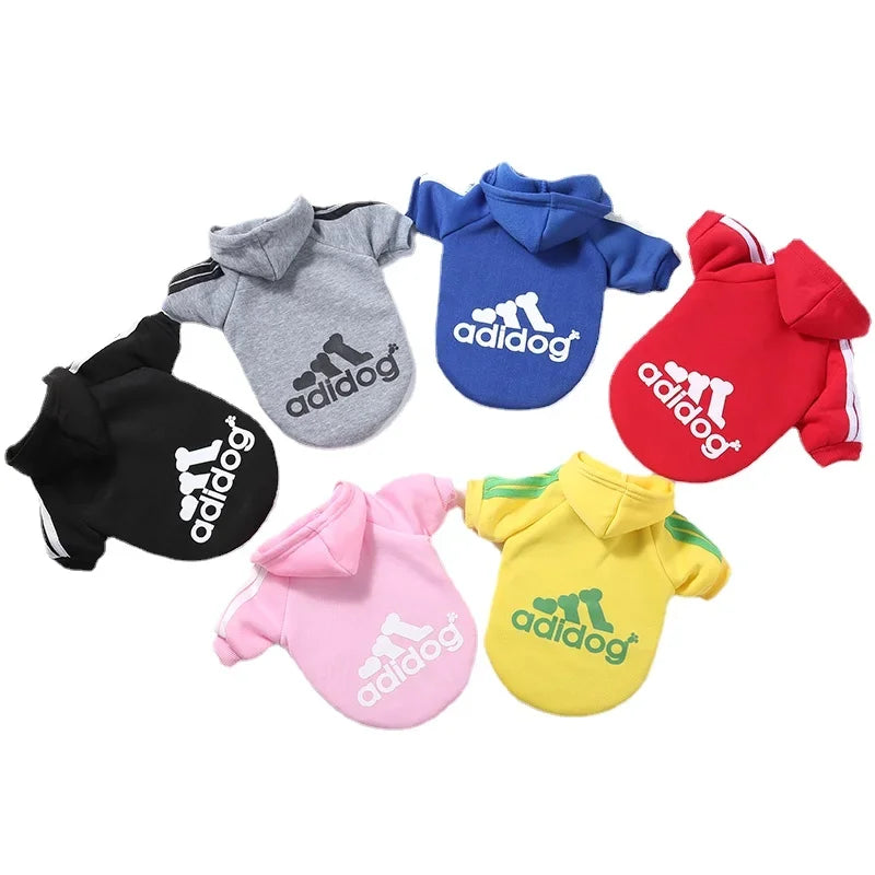 XS-5XL Fashion Pet Dog Clothes for Small Medium Big Large Dogs Cotton Hooded Sweatshirt Hot Selling Warm Two-Legged Pets Jacket