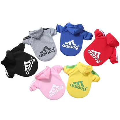 XS-5XL Fashion Pet Dog Clothes for Small Medium Big Large Dogs Cotton Hooded Sweatshirt Hot Selling Warm Two-Legged Pets Jacket